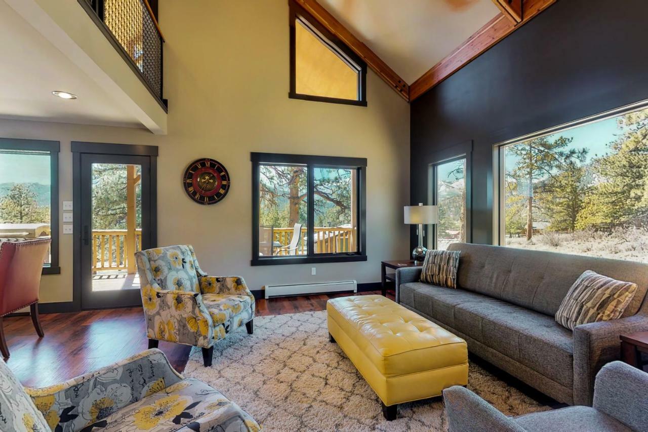 Crest Cabin Estes Park Bagian luar foto
