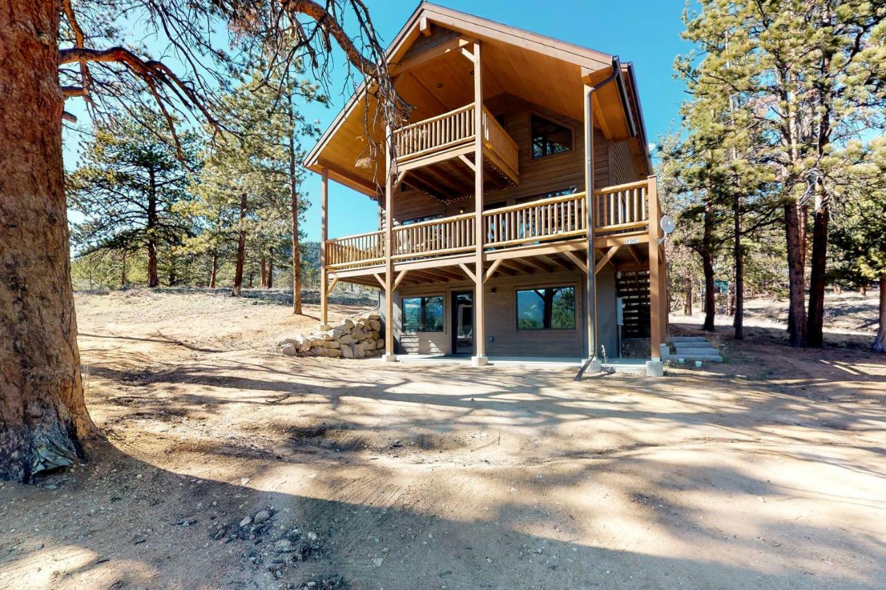 Crest Cabin Estes Park Bagian luar foto